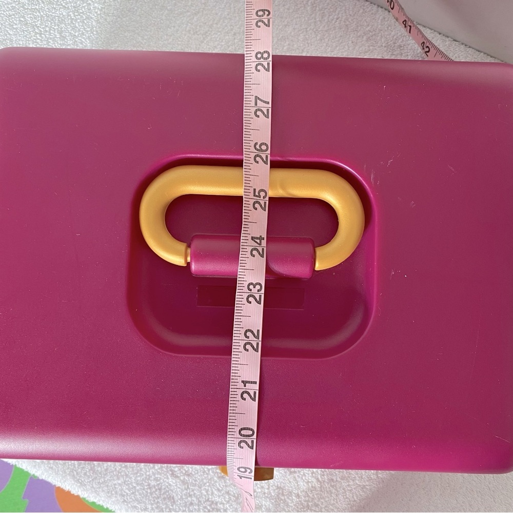 Vintage Caboodles Pink Plastic Makeup Storage Tackle Box - Picture 5 of 16